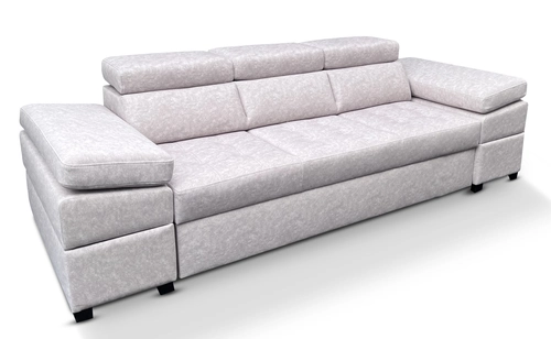 Kanapa z funkcją spania, kanapa 3 osobowa Infinity II z zagłówkami, regulowane podłokietniki - 2