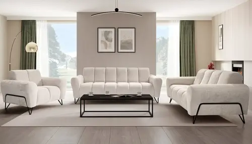 Zestaw sof Volare 3 +2 nowoczesny, minimalistyczny styl - 2