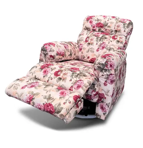 Fotel do salonu MONACO relax print w kwiaty - 3