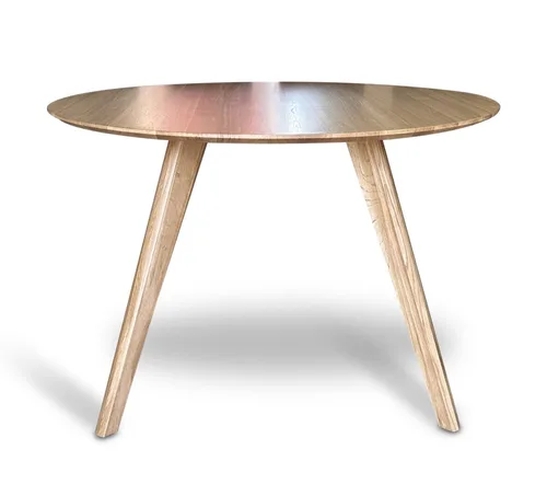 Stół okrągły, stół dębowy fi 120 nierozkładany RENOS - 2