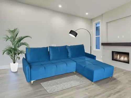 Narożnik rozkładany, kanapa narożna 250x180 cm Ibiza Mini w nowoczesnym stylu - 1