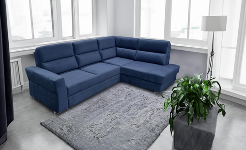 Narożnik rozkładany 245/185 cm Luna wysokie oparcie - 1