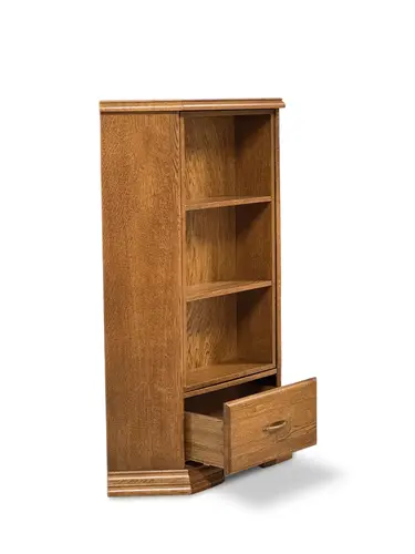 Barek dwustronny – półki + ukryty strefa z półkami, uchwytami na butelki i lustrem - 2