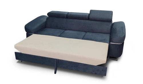 Kanapa 3 osobowa z funkcją spania Dallas I ruchome zagłówki - 2