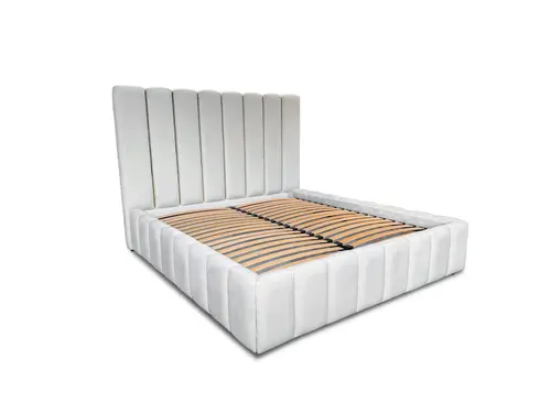 Łóżko tapicerowane GLAM GOLD 160/200 cm ze stelażem w stylu glamour, pojemnik na pościel - 2