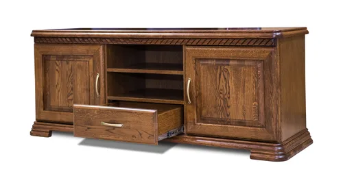 Komoda pod telewizor, szafka RTV Classic 2D2P1S szerokość 165 cm - 3