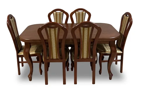 Zestaw: Stół rozkładany Ludwik 160/90cm + 6 krzeseł KW15 - 3