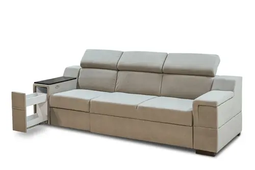 Sofa Magnum 3-osobowa, funkcja spania + relax, barek, półka - 3