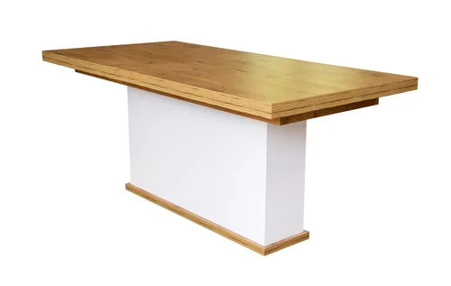 Stół rozkładany SJ10 wym. 160 x 88 cm + 2 x 40 cm wkładka - 1