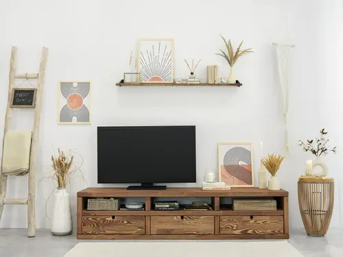 Szafka RTV Drewniana Sosnowa Marika 1 - 1