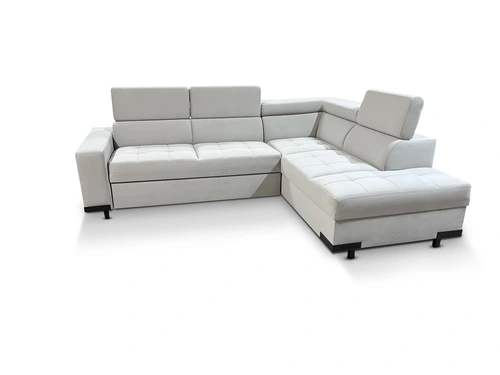 Narożnik rozkładany 280/210 cm SELVA II z bocznym podświetlanym lamelem - 3