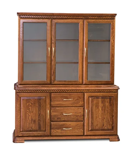 Witryna dębowa Classic 1 5D3S1B szerokość 165 cm - 3