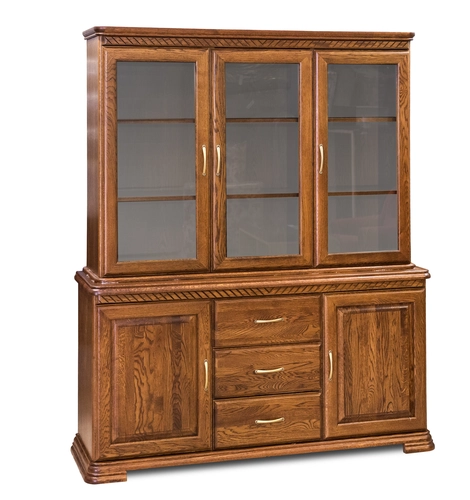 Witryna dębowa Classic 1 5D3S1B szerokość 165 cm - 2