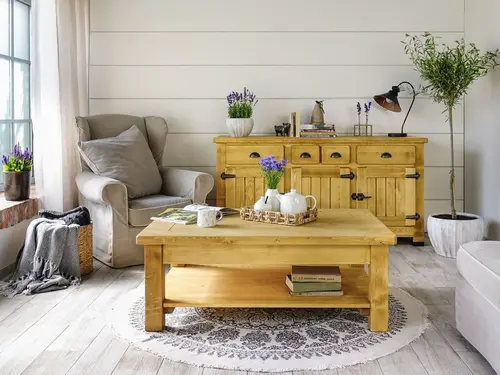 Ława drewniana Vintage - 1