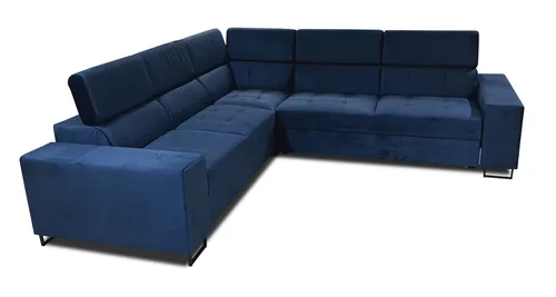 Narożnik rozkładany, kanapa narożna 260/260 cm Dubai II funkcja spania, regulowane zagłówki - 3